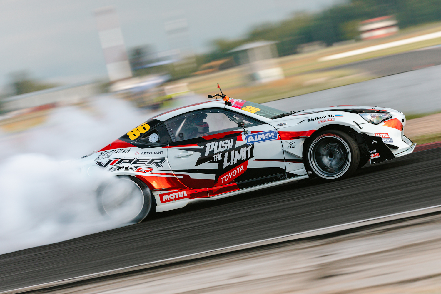 Toyota Supra A80 Smokey practicing drift on Okayama track!🏆 #assettoc